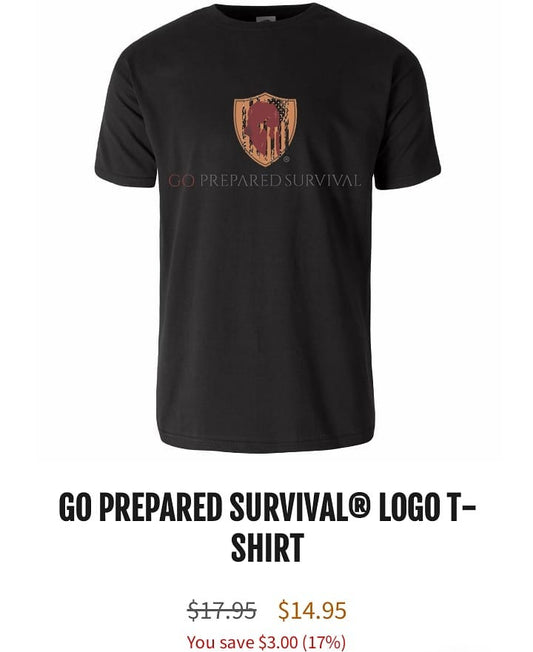 Go Prepared Survival® Logo T-Shirt